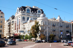 Kijów Nie oszczędzili nawet Chreszczatyku