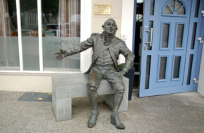 Kassel Między dworcem a rzeką Fuldą