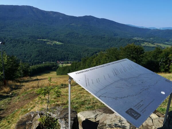 Mosorny Groń Panoramę dominuje tu&nbsp;Babia Góra